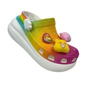 Crocs Classic Crush Clog Care Bears 'Rainbow' M Size 6/W Size 8 (210103-100)